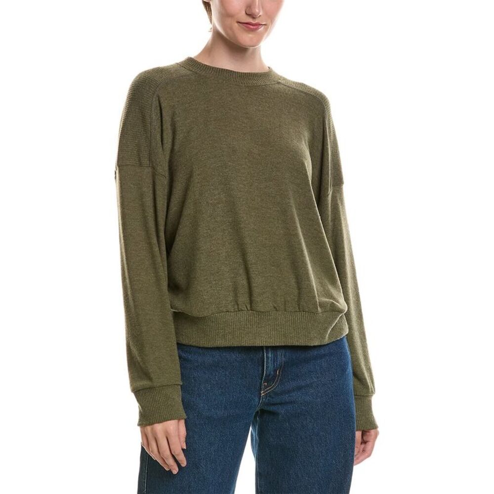 Michael Stars Womens Marty Crewneck Pullover